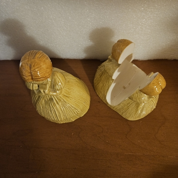 Vintage Corn Husk Girl 2 Piece Kitchen Set Praying. - Picture 3 of 7
